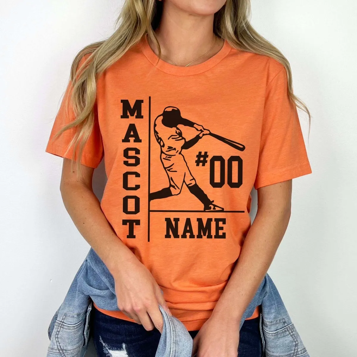 Personalized Baseball Name Number Team Tee