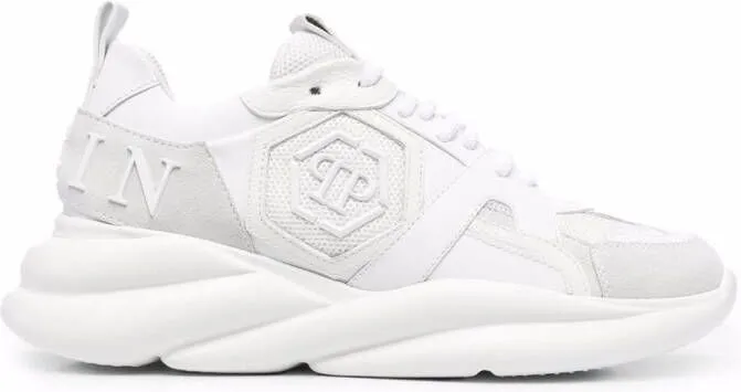 Philipp Plein chunky hurricane runner sneakers White