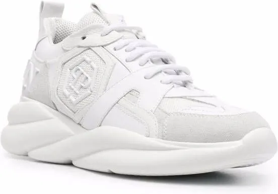 Philipp Plein chunky hurricane runner sneakers White