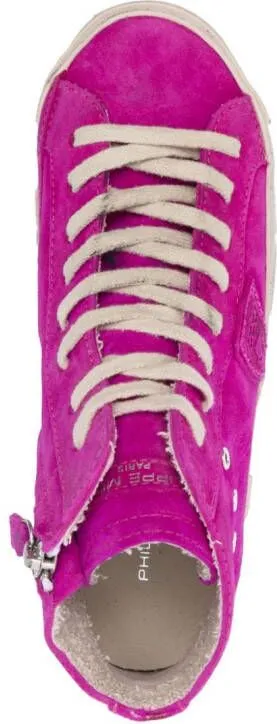 Philippe Model Paris logo-patch sneakers Pink