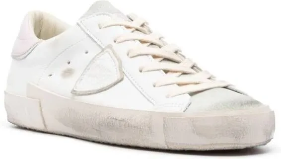 Philippe Model Paris logo-patch sneakers White