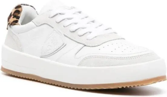 Philippe Model Paris Temple leather sneakers White