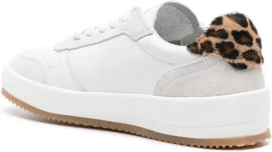 Philippe Model Paris Temple leather sneakers White