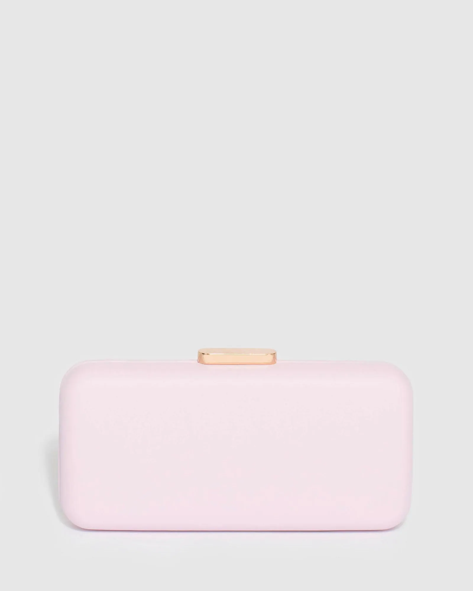 Pink Charlie Hardcase Clutch Bag