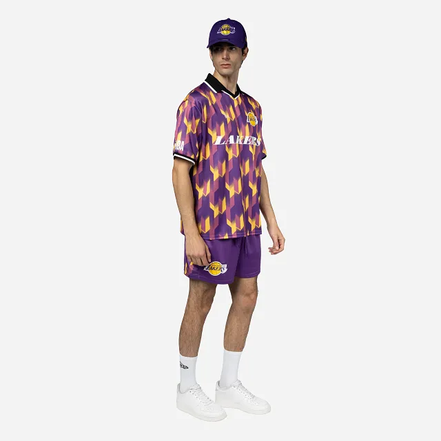 Playera Manga Corta Los Angeles Lakers NBA Soccer Pack