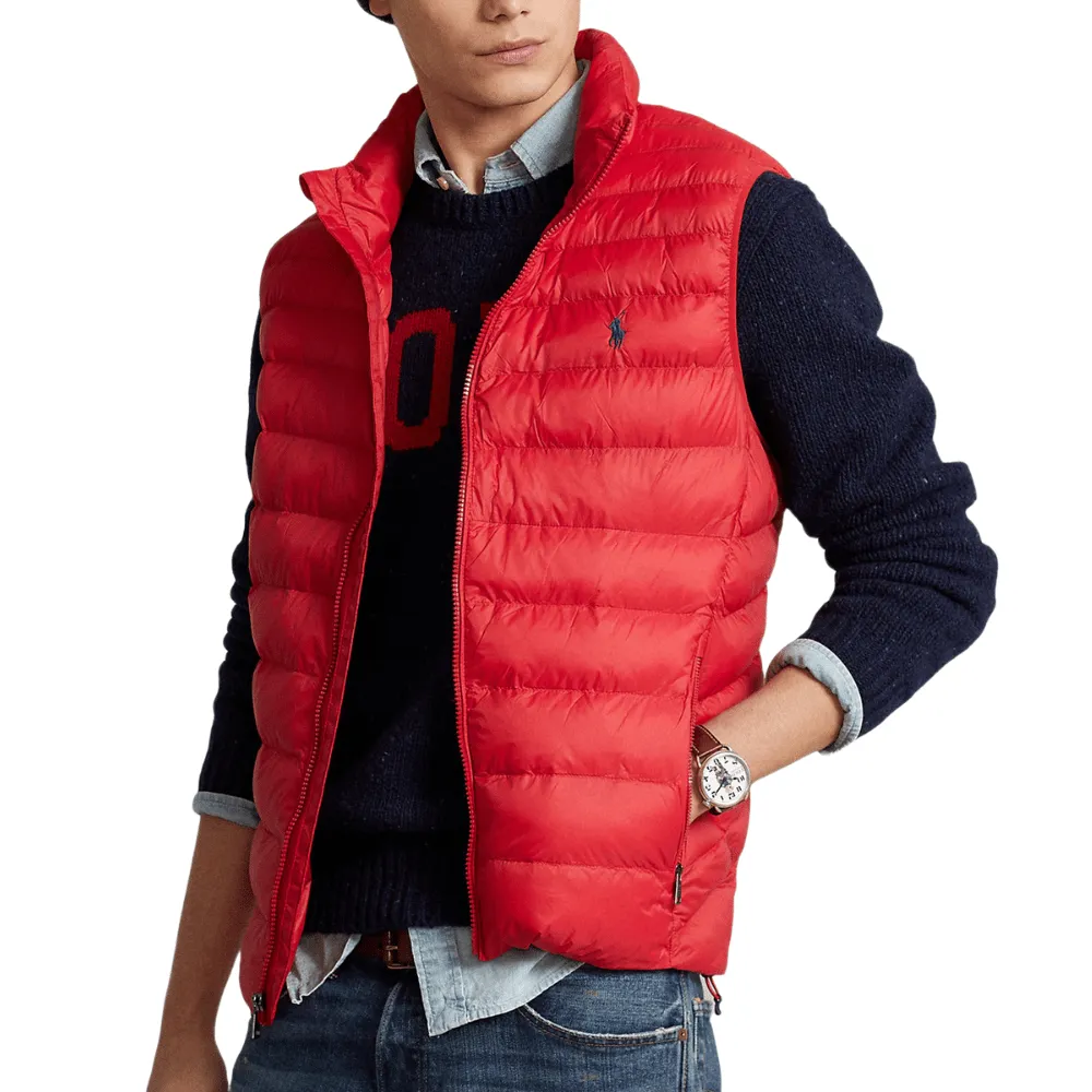 Polo Ralph Lauren Red Terra Vest | Menswear Online