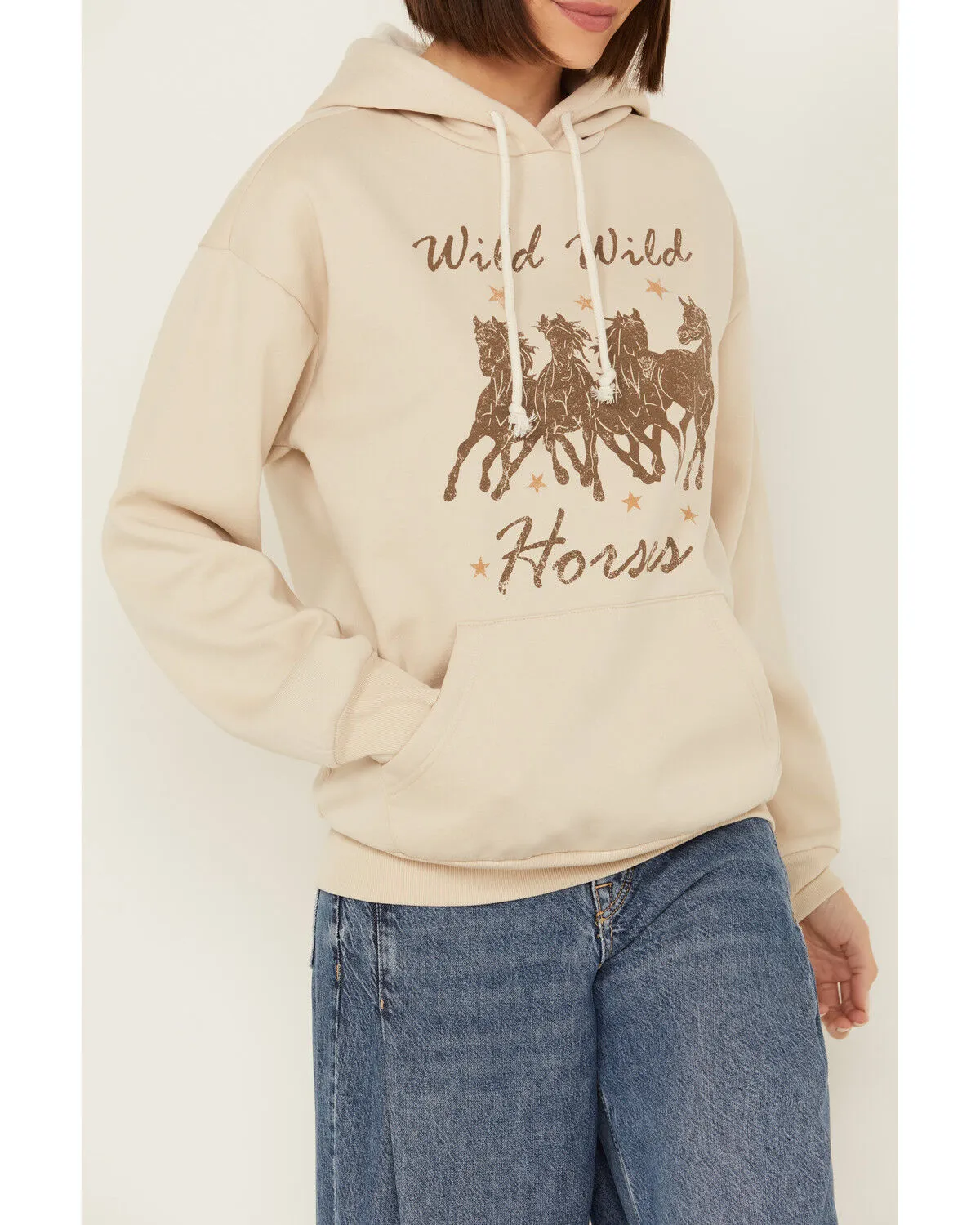 Product Name:  Youth In Revolt Women's Hold Horses Graphic Hoodie