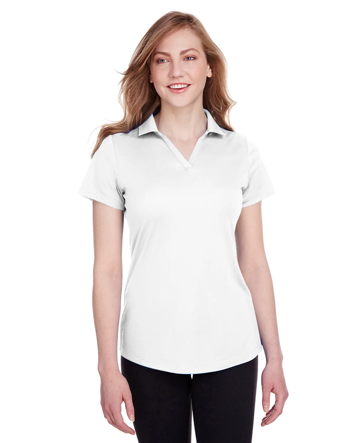 Puma Golf Ladies Icon Golf Polo, Bright White