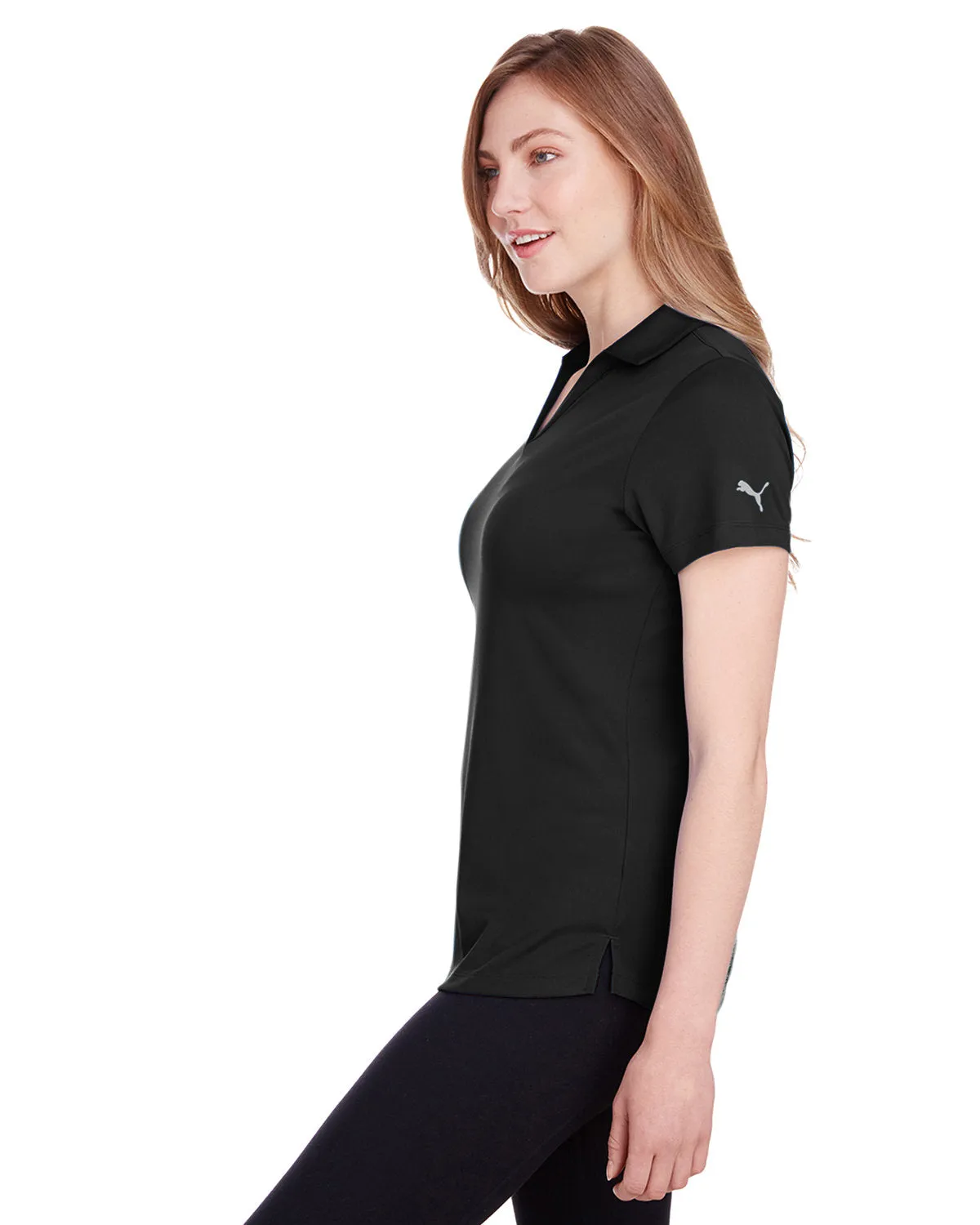 Puma Golf Ladies Icon Golf Polo, Puma Black