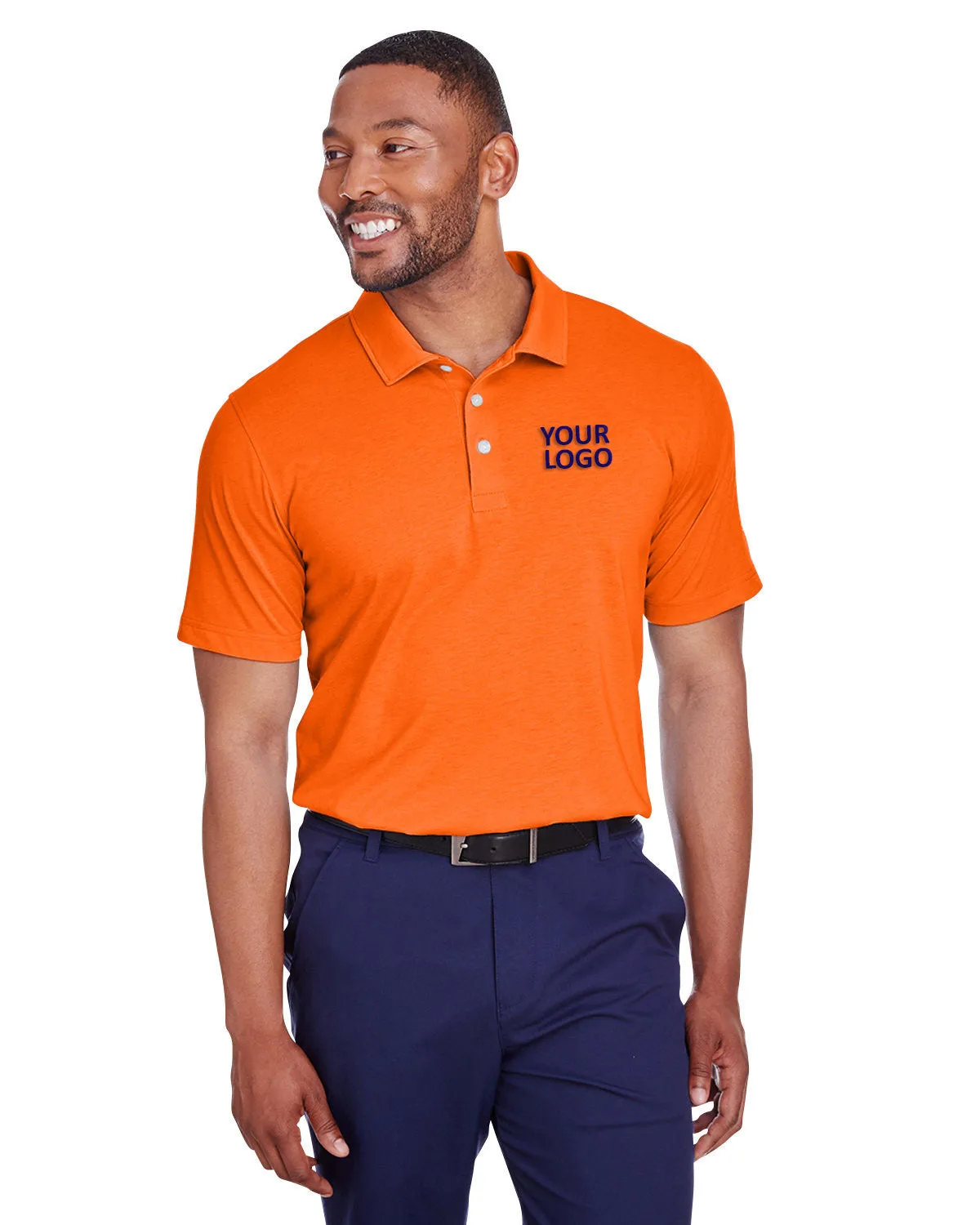 Puma Golf Men's Fusion Polo, Vibrant Orange