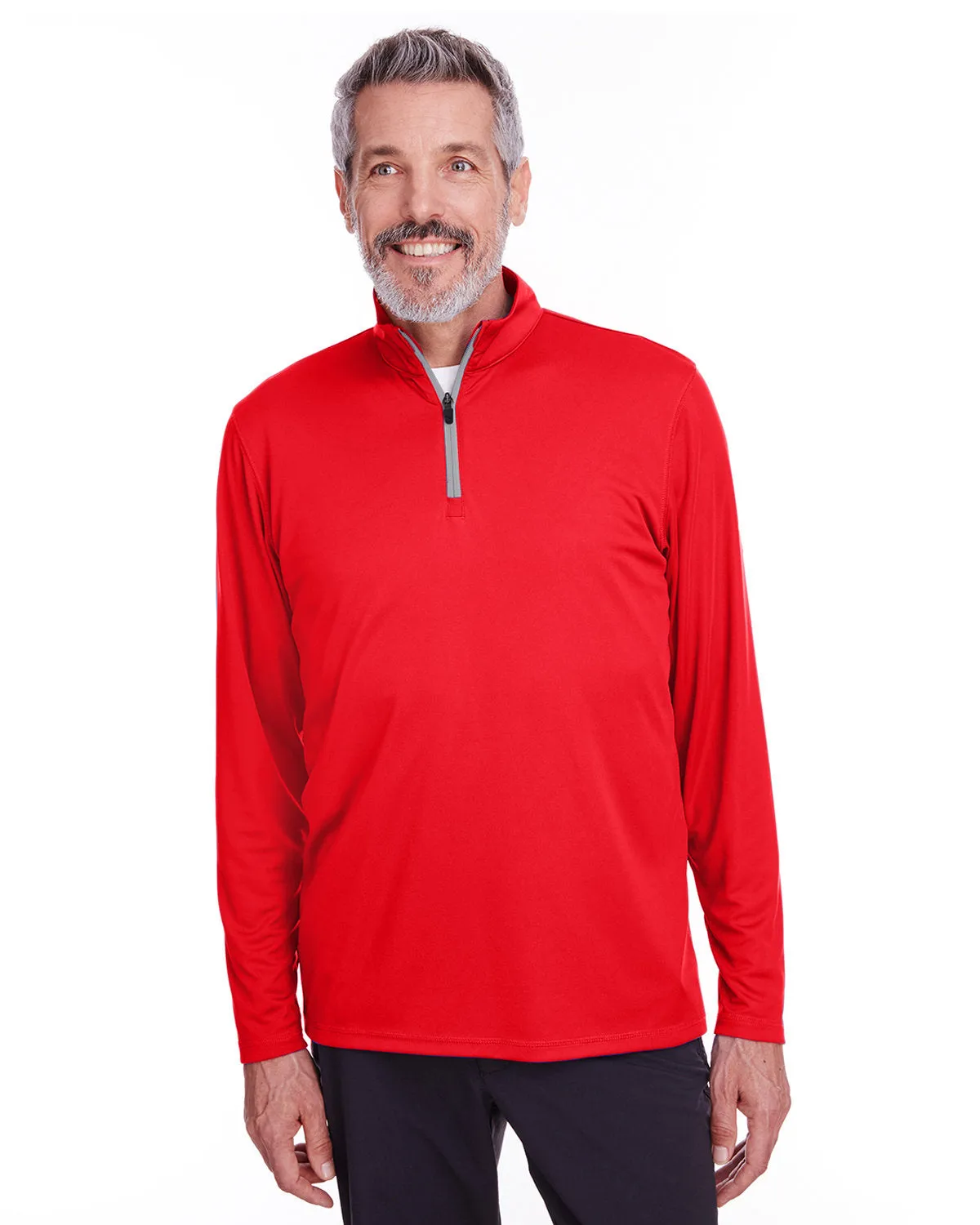 Puma Golf Men's Icon Quarter-Zip, High Risk Red