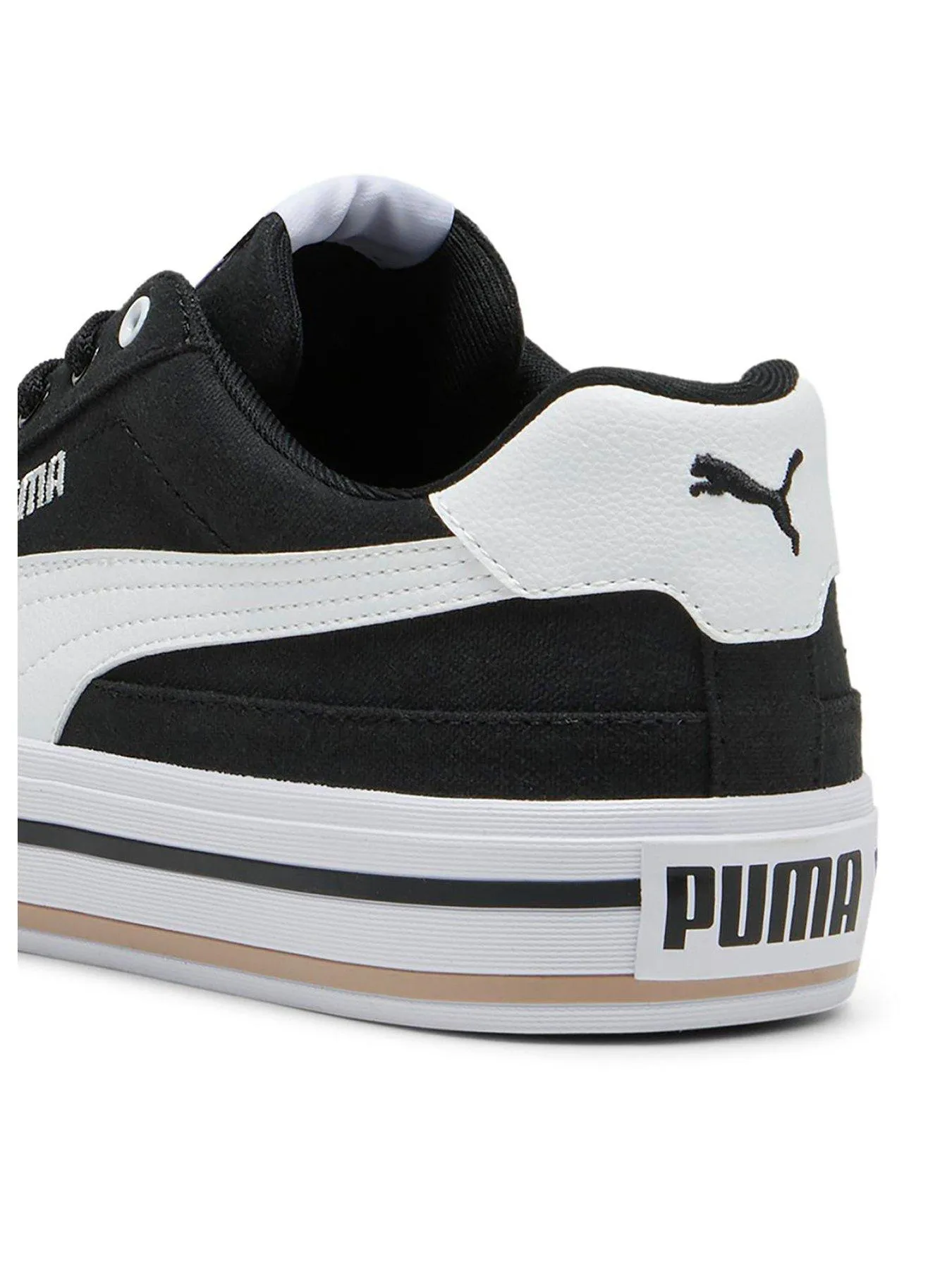 Puma Mens Court Classic Vulc Fs Trainers - Black/white