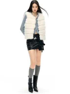 Quilted Eco-friendly Fur Vest