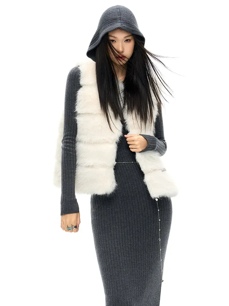 Quilted Eco-friendly Fur Vest