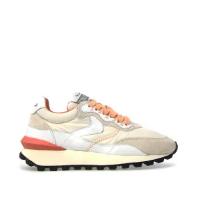 Qwark Hype Suede Off White Chunky Sneakers