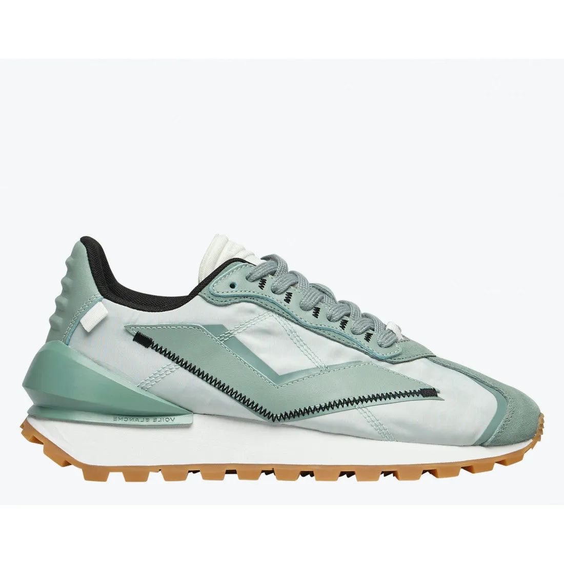 Qwark Spur Woman Sage Green Chunky Sneakers