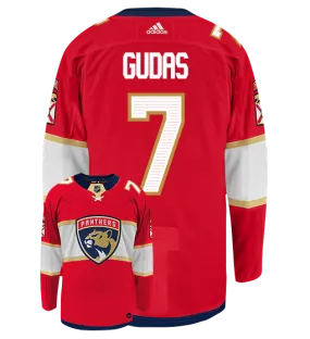 Radko Gudas Florida Panthers Adidas Authentic Home NHL Hockey Jersey     