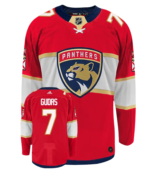 Radko Gudas Florida Panthers Adidas Authentic Home NHL Hockey Jersey     