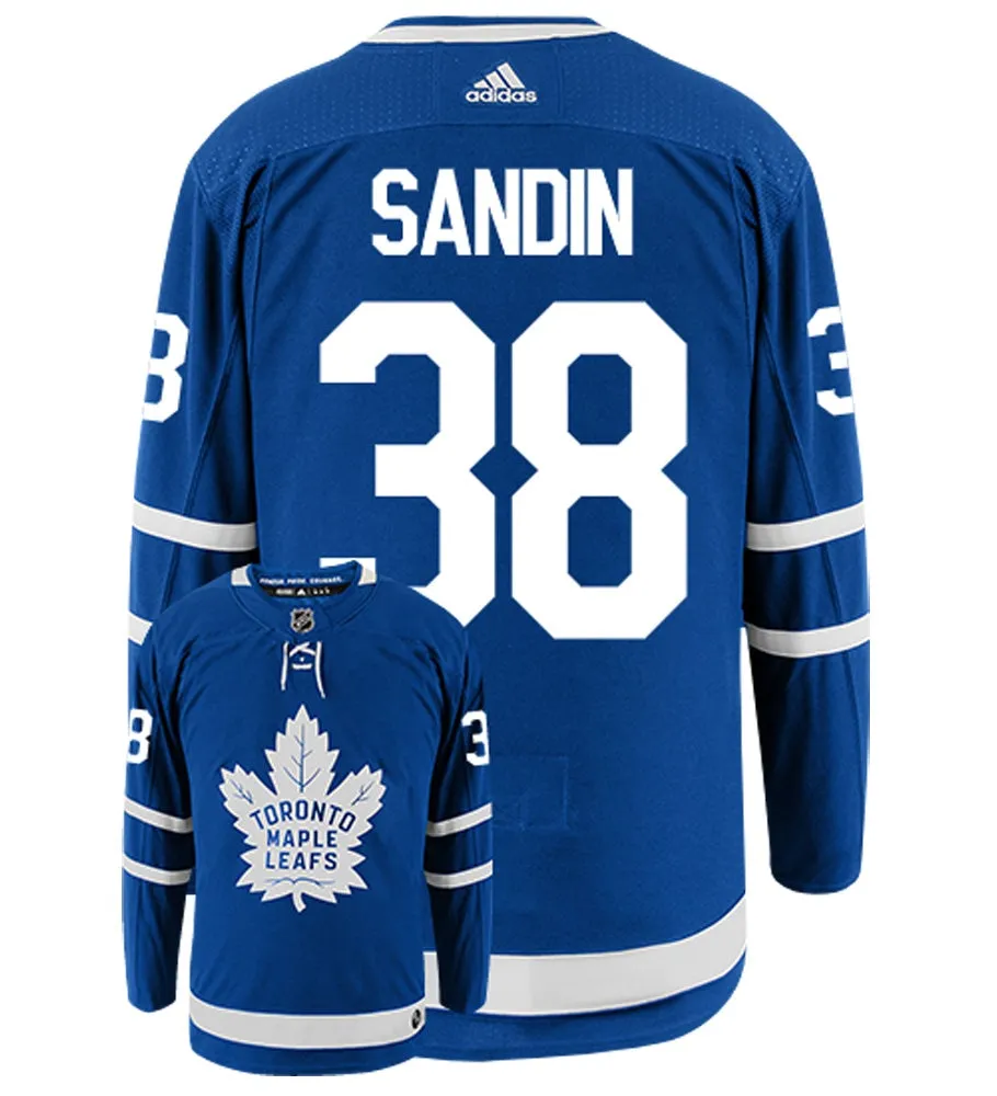 Rasmus Sandin Toronto Maple Leafs Adidas Authentic Home NHL Hockey Jersey     