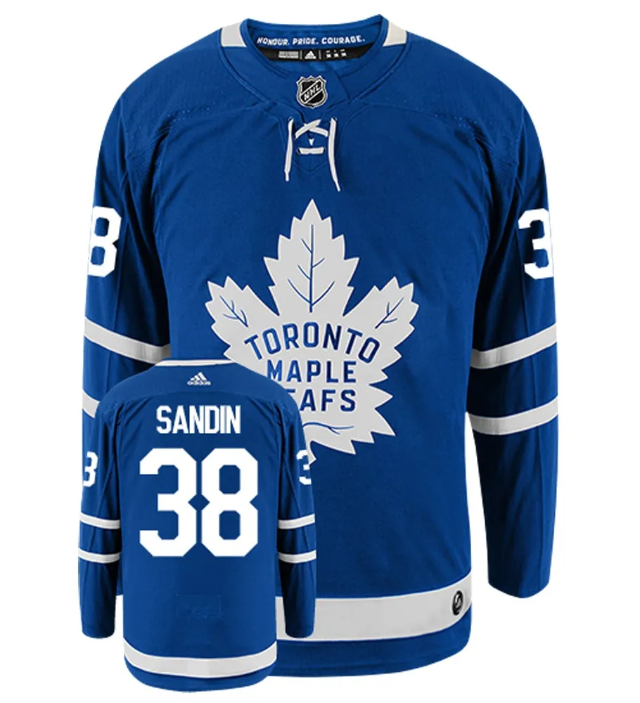 Rasmus Sandin Toronto Maple Leafs Adidas Authentic Home NHL Hockey Jersey     