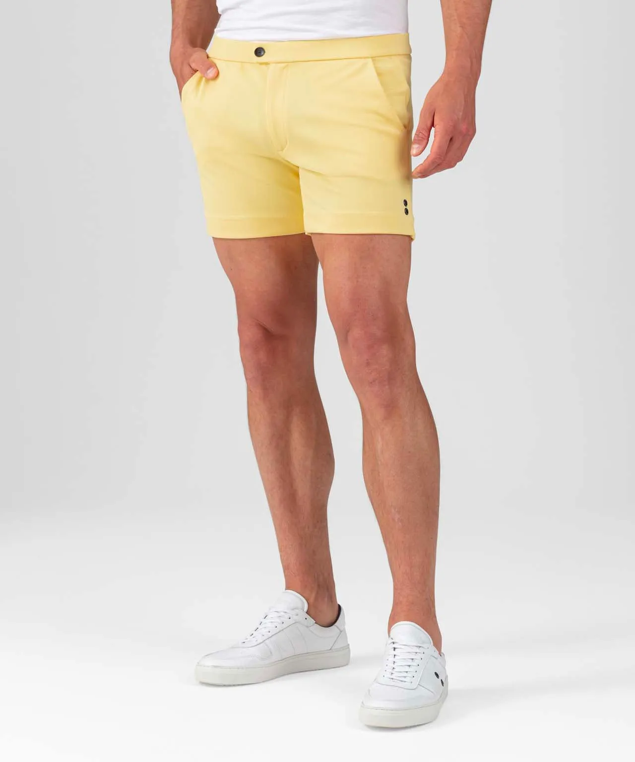 RD Tennis Shorts: Scandi Yellow