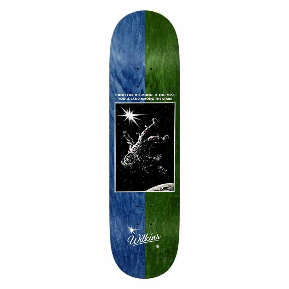 Real Skateboard Deck Wilkins Bright Side Blue/Green 8.62