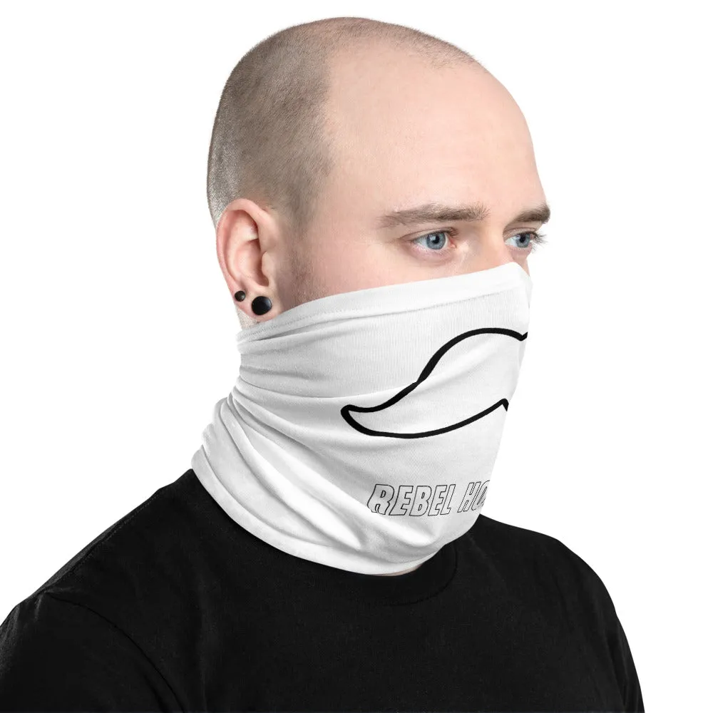 Rebel Hockey Neck Gaiter White