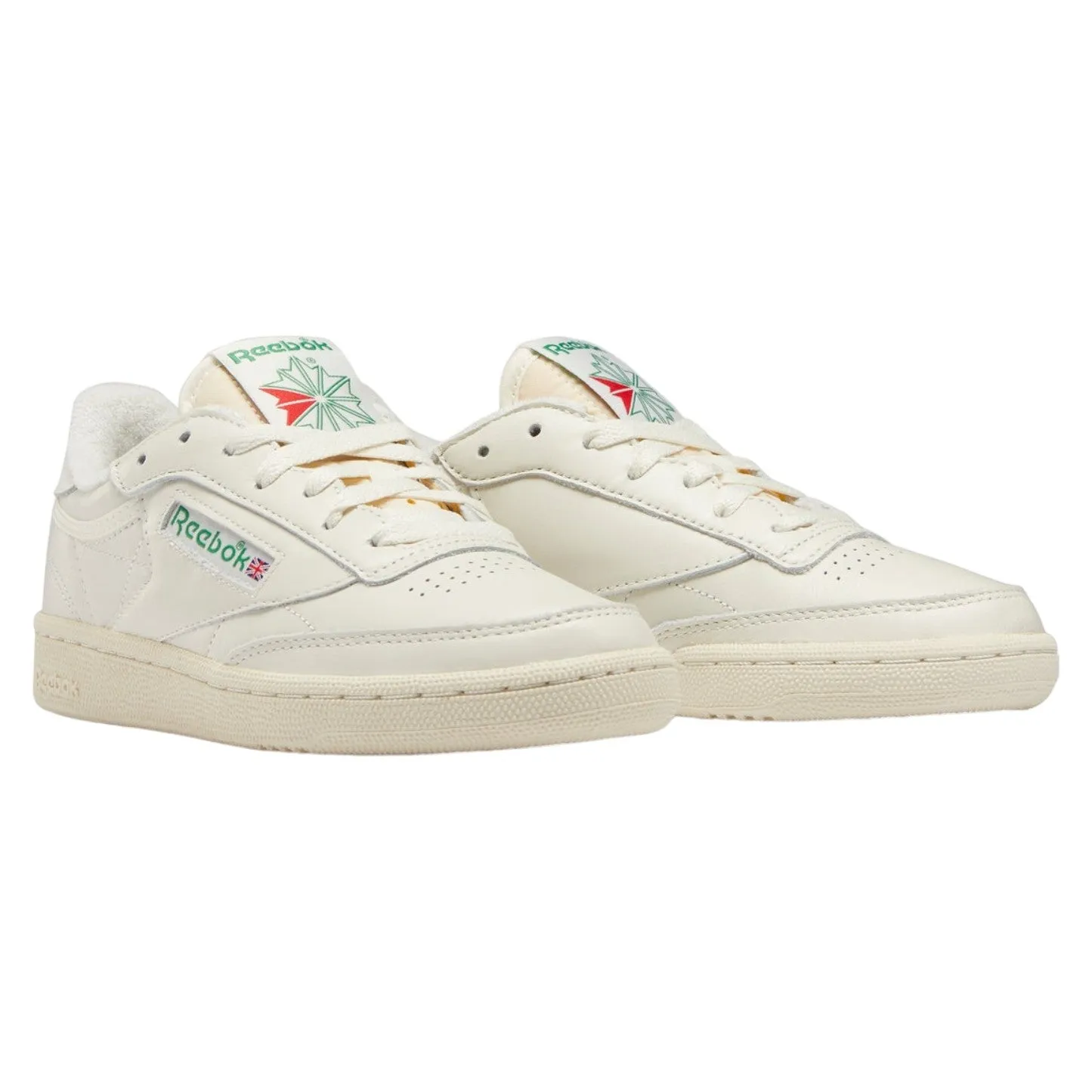 Reebok Womens Club C 85 Vintage Trainers - Chalk Green