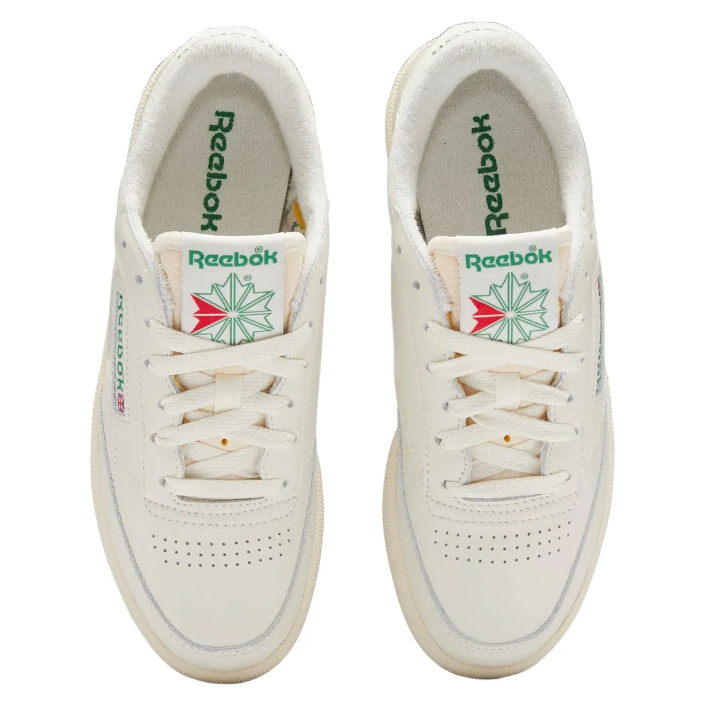 Reebok Womens Club C 85 Vintage Trainers - Chalk Green