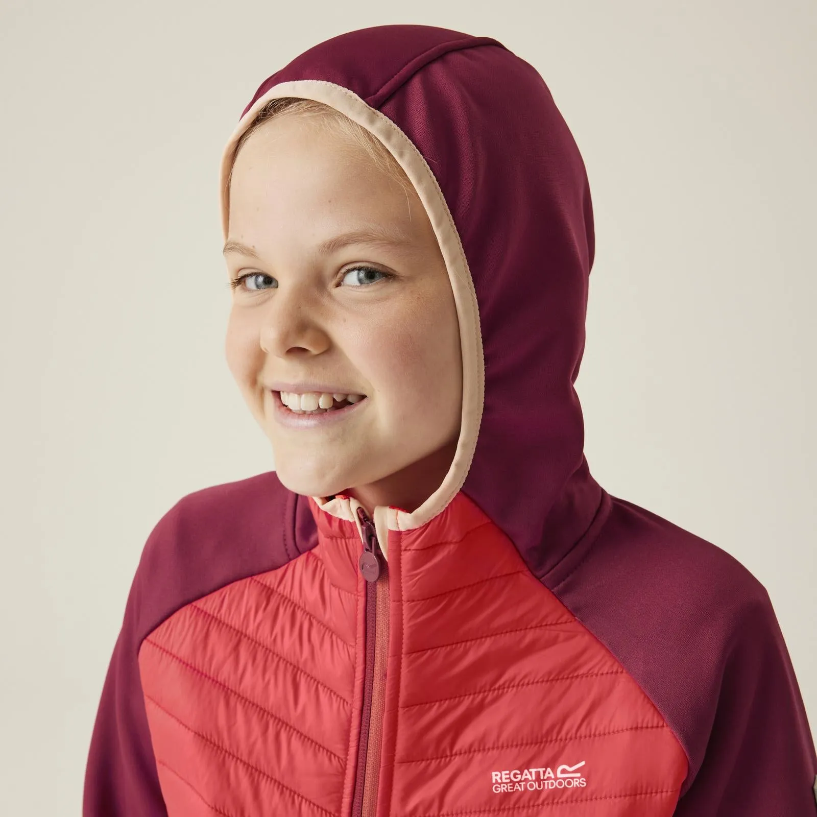 Regatta Kids Kielder Hybrid VIII Jacket - Rumba Red/Red Sky - 15-16YRS