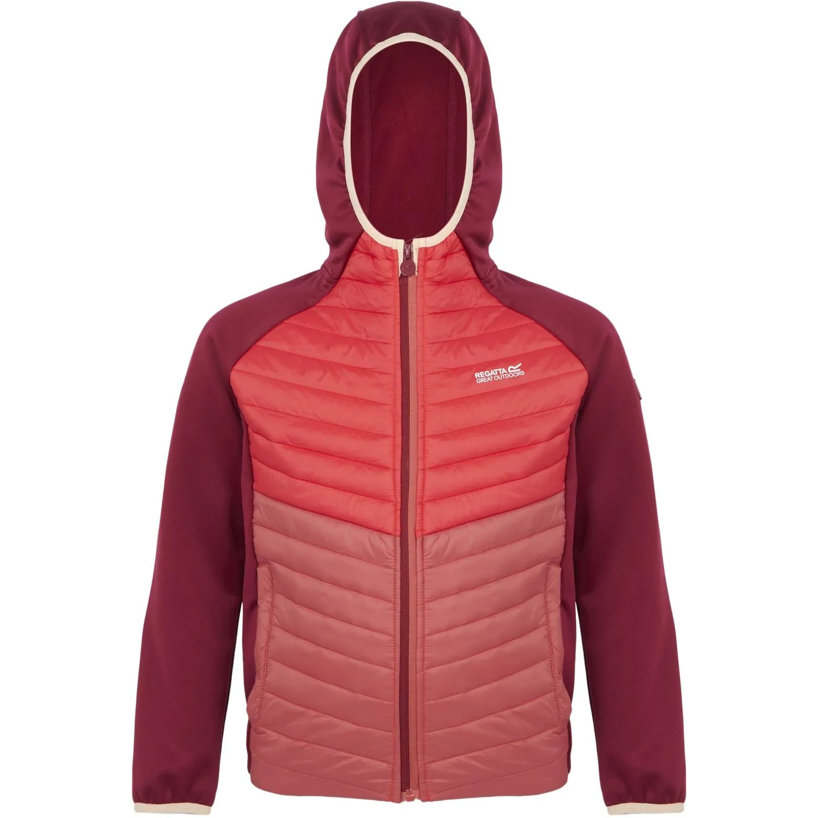 Regatta Kids Kielder Hybrid VIII Jacket - Rumba Red/Red Sky - 15-16YRS