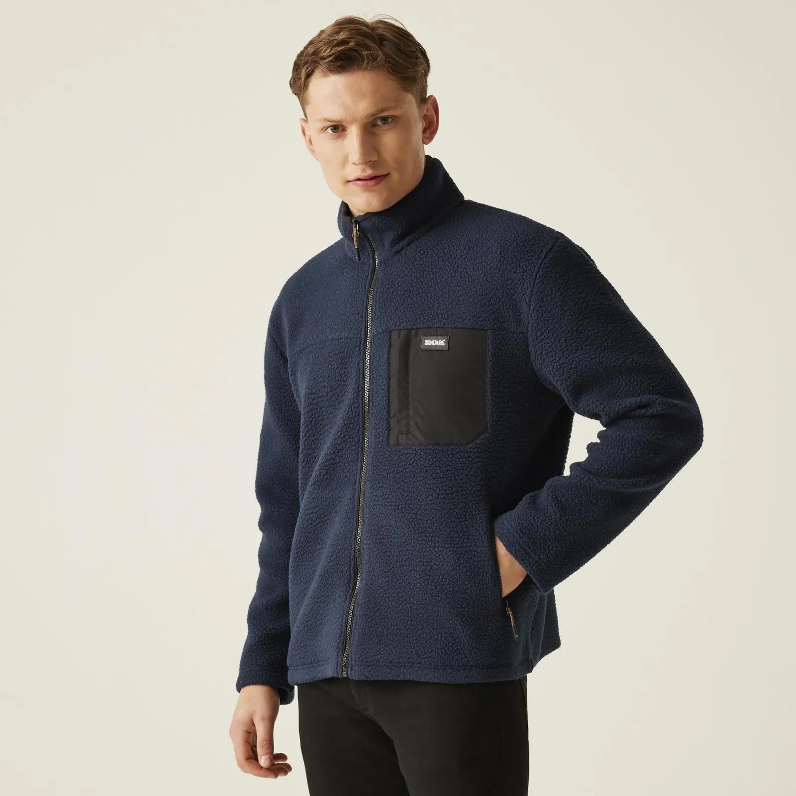 Regatta Mens Frankie Full Zip Borg Fleece Jacket