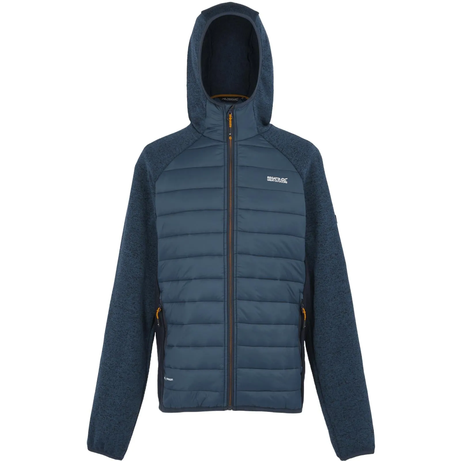 Regatta Mens Newhill Hybrid Hooded Walking Padded Jacket