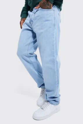 Relaxed Rigid Washed Jeans