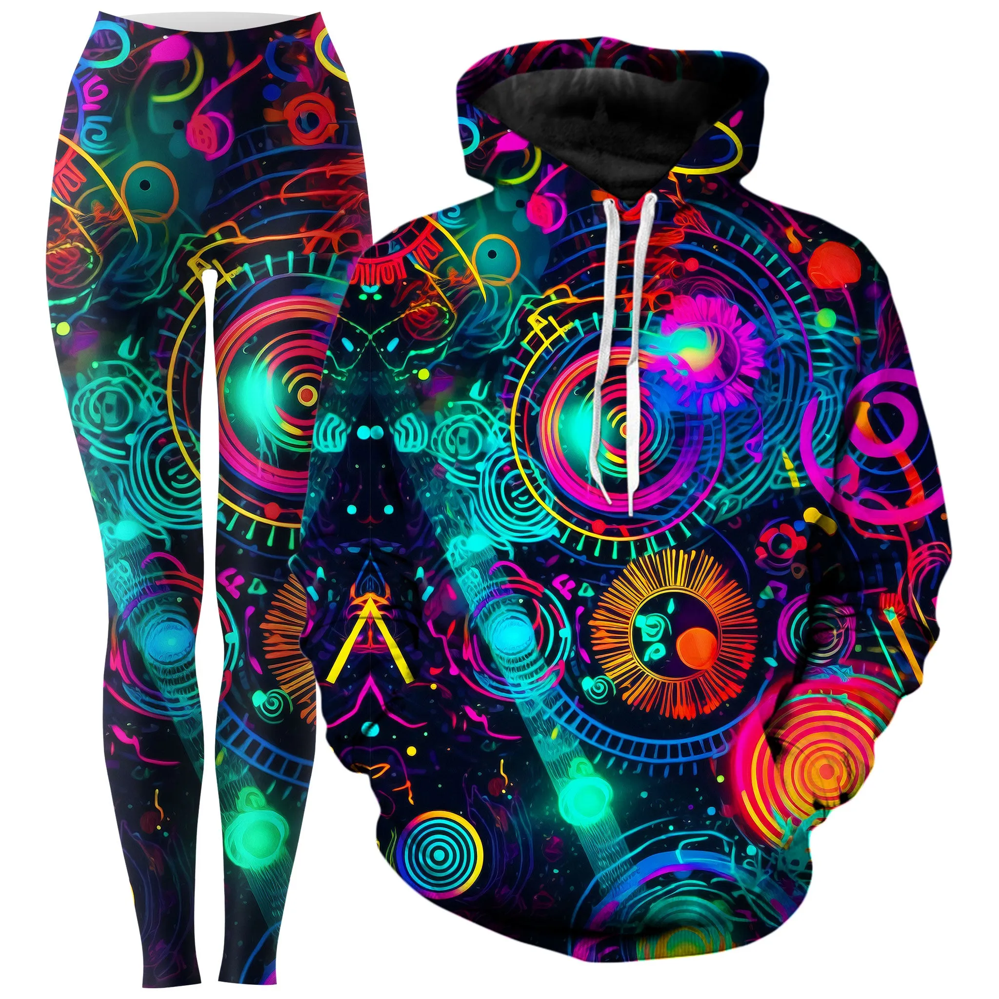 Retro Trip Hoodie and Leggings Combo