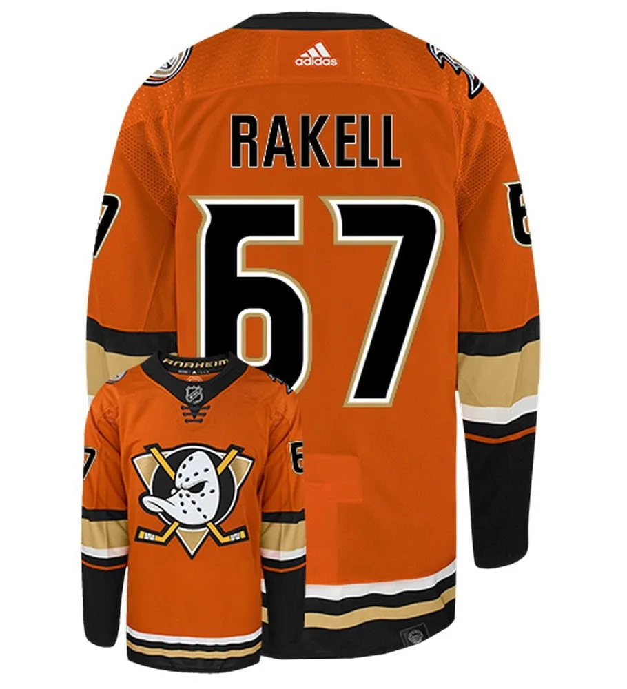 Rickard Rakell Anaheim Ducks Adidas Primegreen Authentic NHL Hockey Jersey     