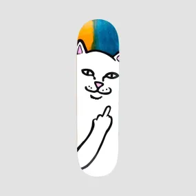 Ripndip Lord Nermal Skateboard Deck Orange/Aqua - 8.25