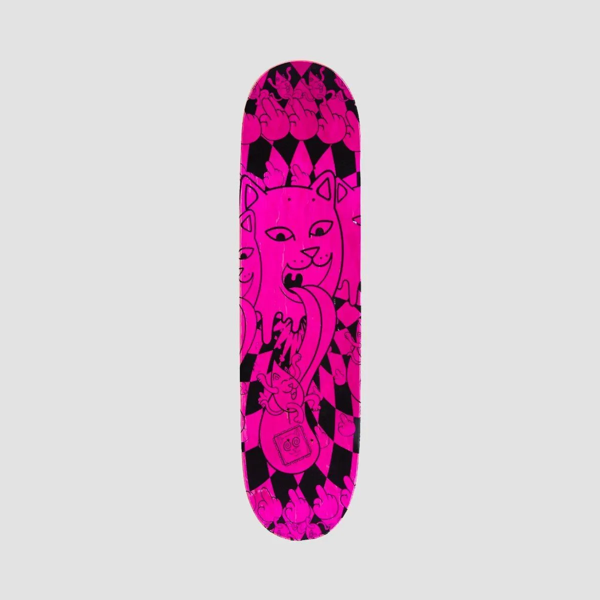 Ripndip Micro Nerm Skateboard Deck Pink - 8.5"