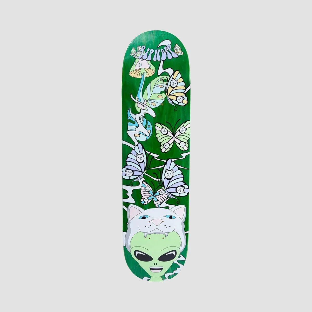 Ripndip Think Factory Skateboard Deck Green - 8.5"