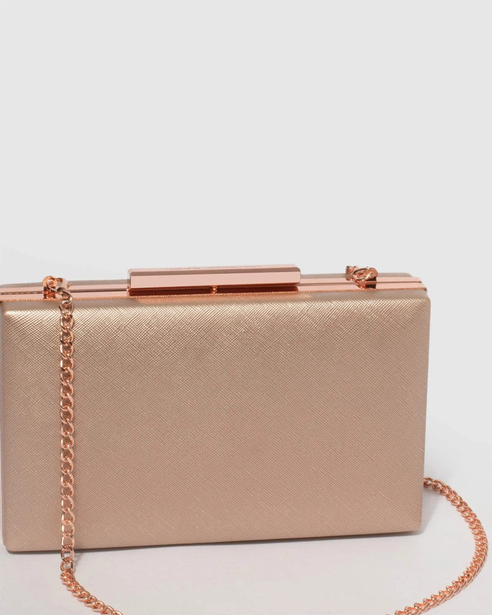 Rose Gold Clutch Bag