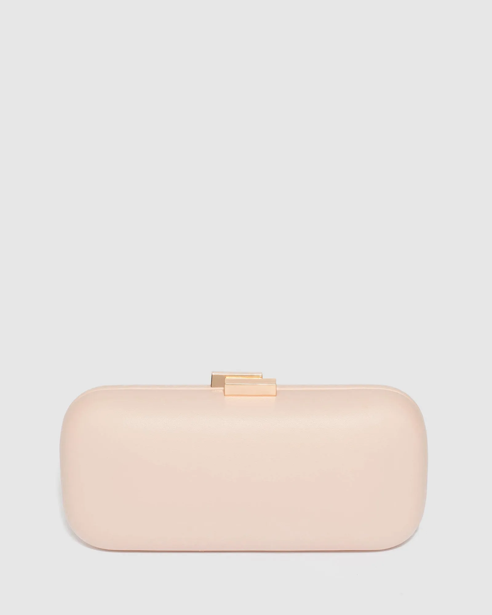 Rosie Nude Hardcase Clutch Bag