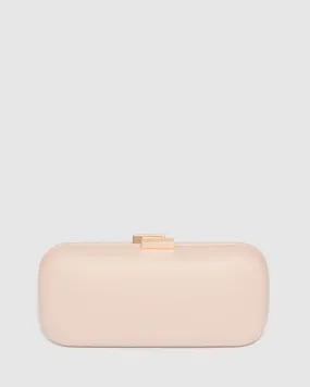 Rosie Nude Hardcase Clutch Bag