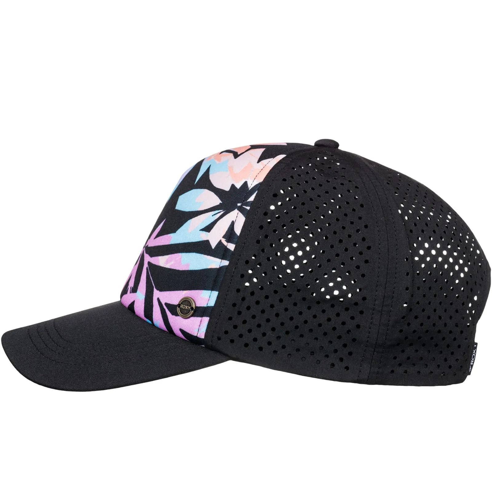 Roxy Womens California Electric Mesh Trucker Baseball Cap Anthracite