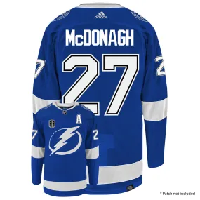 Ryan McDonagh Tampa Bay Lightning Adidas Primegreen Authentic NHL Hockey Jersey     