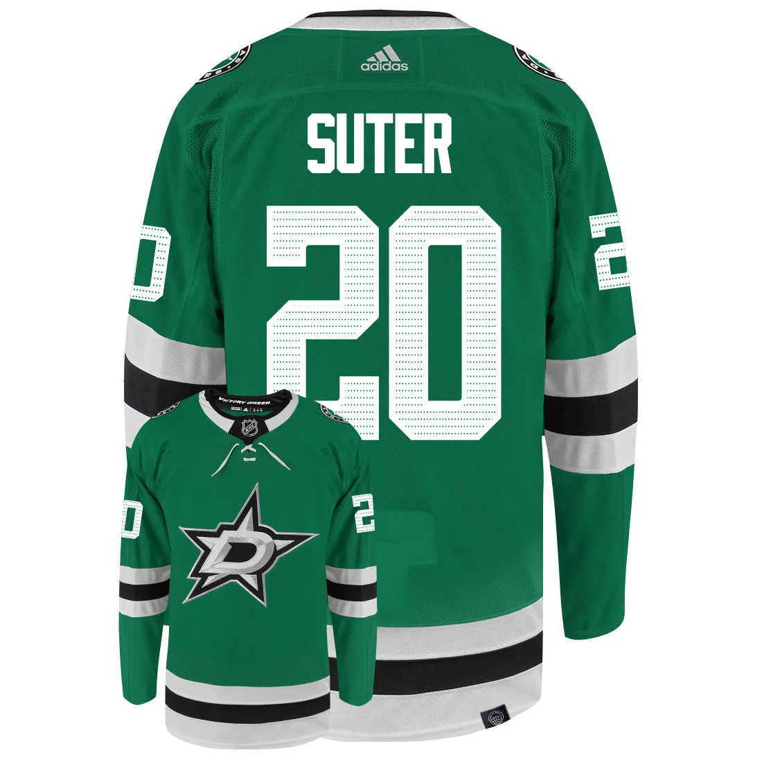 Ryan Suter Dallas Stars Adidas Primegreen Authentic NHL Hockey Jersey     