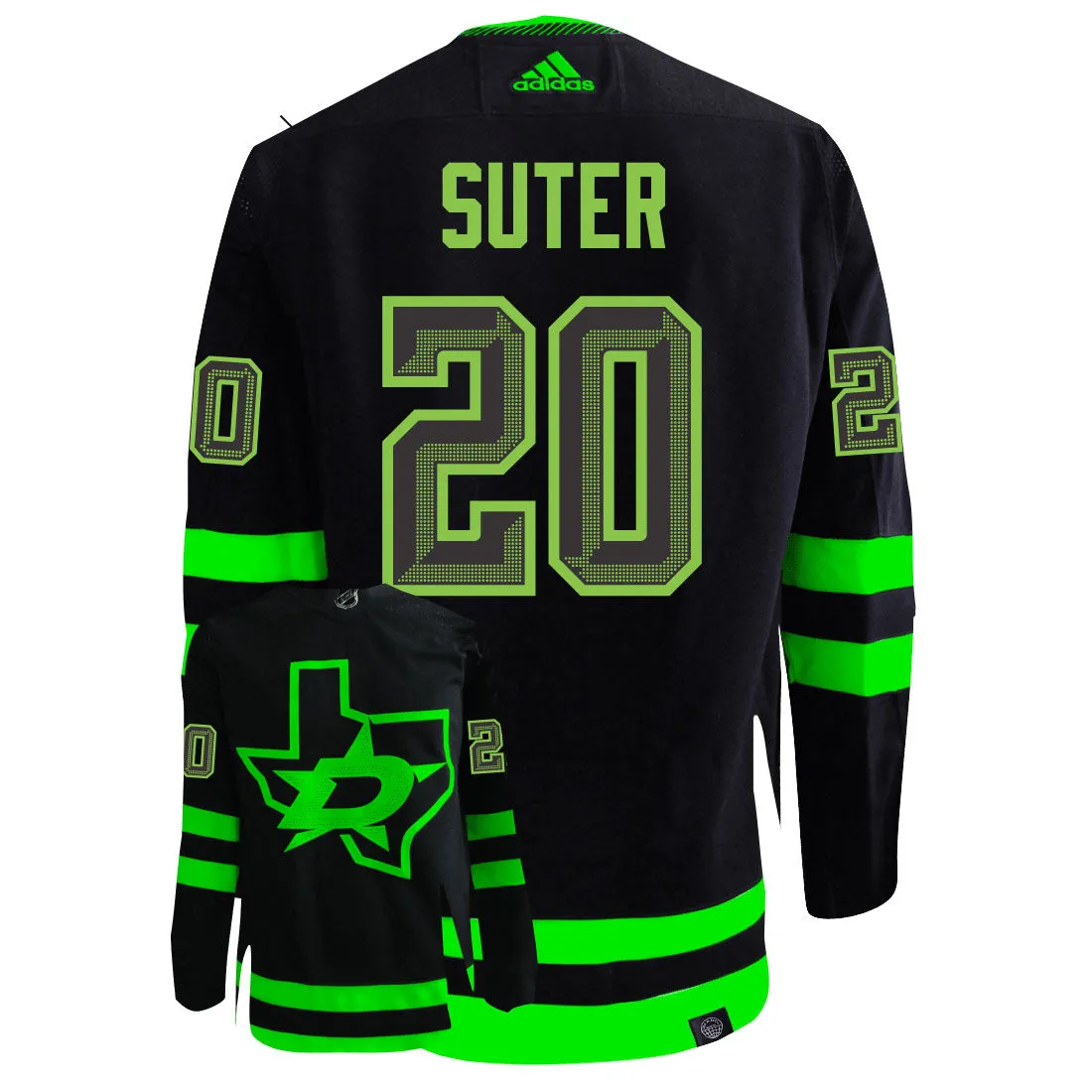 Ryan Suter Dallas Stars Adidas Primegreen Authentic NHL Hockey Jersey     