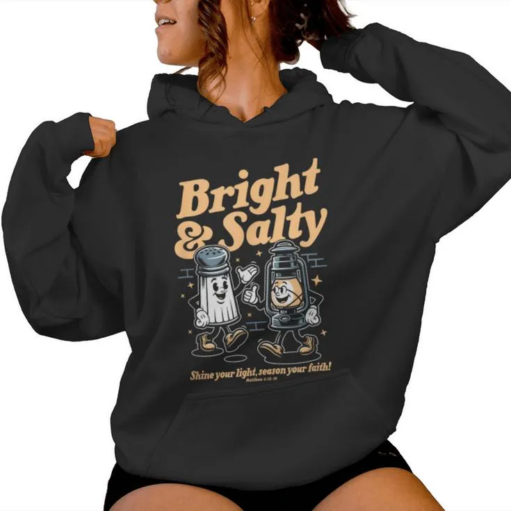 Salt & Light Of The World Matthew 5 Bible Verse Christian Women Hoodie