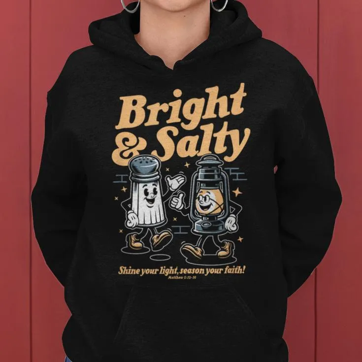 Salt & Light Of The World Matthew 5 Bible Verse Christian Women Hoodie