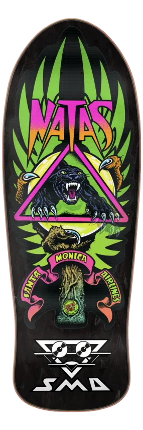 SANTA CRUZ 10.538IN NATAS PANTHER LENTICULAR REISSUE SKATEBOARD DECK (11117120)