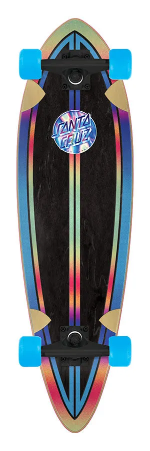 Santa Cruz Iridescent Dot Pintail Cruiser Skateboard 9.20 x 33